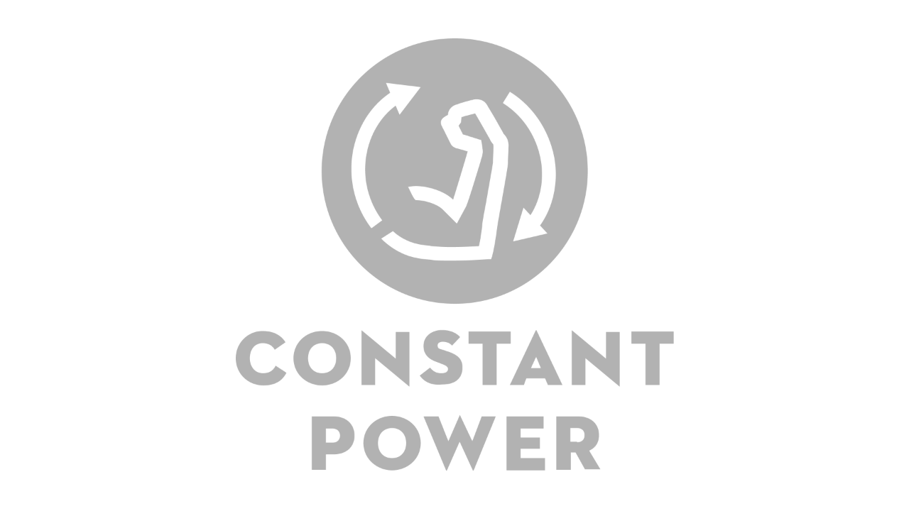 Kuvake, jossa olkavarsi kulmassa ja kaksi myötäpäivään osoittavaa nuolta, teksti ”Constant Power”
